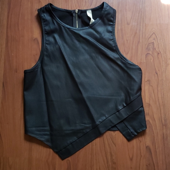 Leather top
